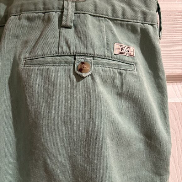 Polo Ralph Lauren Bedford Classic Fit Chino Jogger Pants Mens 40x30 Mint Green - Picture 7 of 12